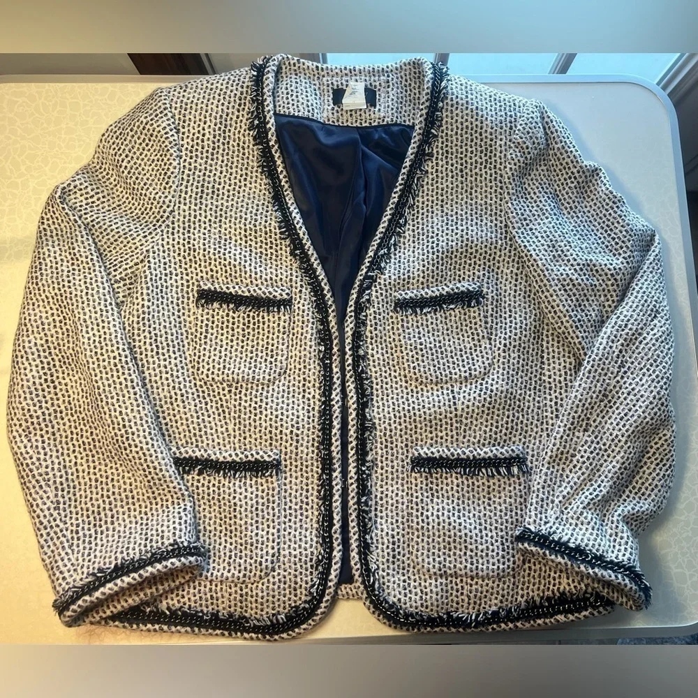 J.Crew | ladies Terrazzo Tweed Jacket. Size: 12